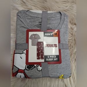 NEW Men's Peanuts Snoop 2pc Sleep Set